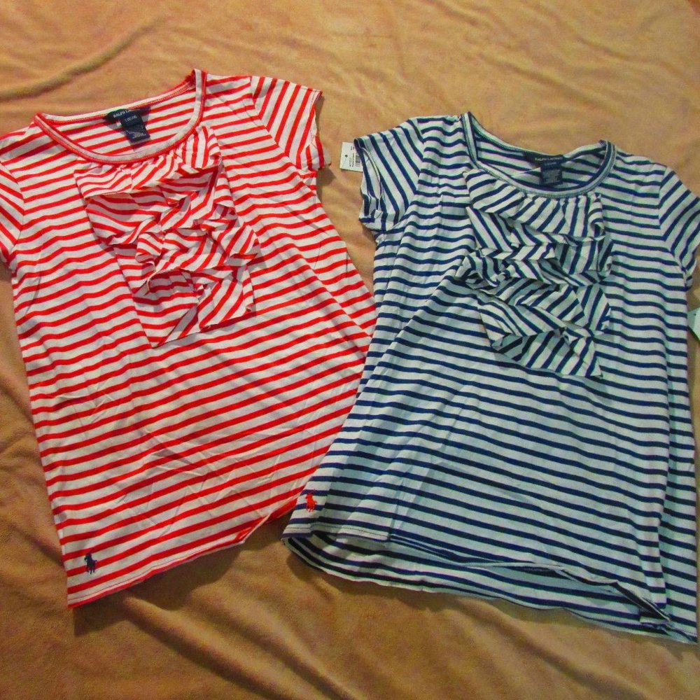 Ralph Lauren Girls Shirts NWT Size 12/14